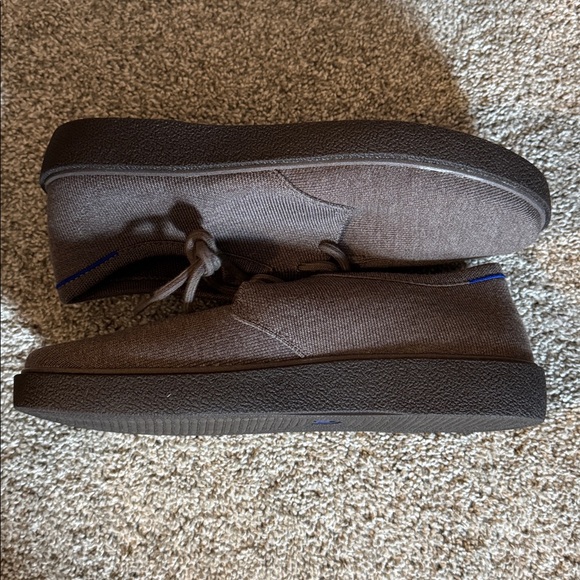 Rothy's Men's Dark Brown Sneakers with Blue Accents - Picture 5 of 8